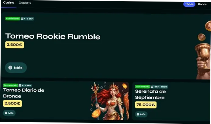 Torneos en SavaSpin Casino